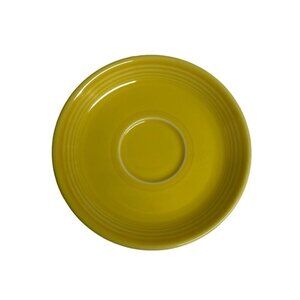 Fiesta Homer Laughlin Yellow Saucer Plate Bright Yellow